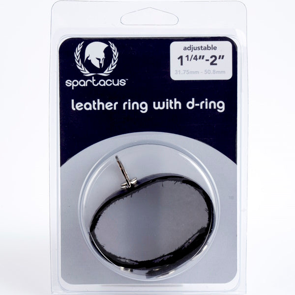 Spartacus Leather Ring with D-Ring - Club X